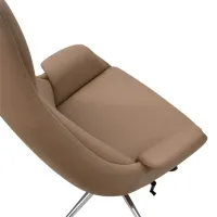Fotoliu de birou DecoPrim 202A Piele artificială/ Brown photo 5