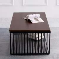 Măsuță de cafea DecoPrim KLARA Brown photo 3
