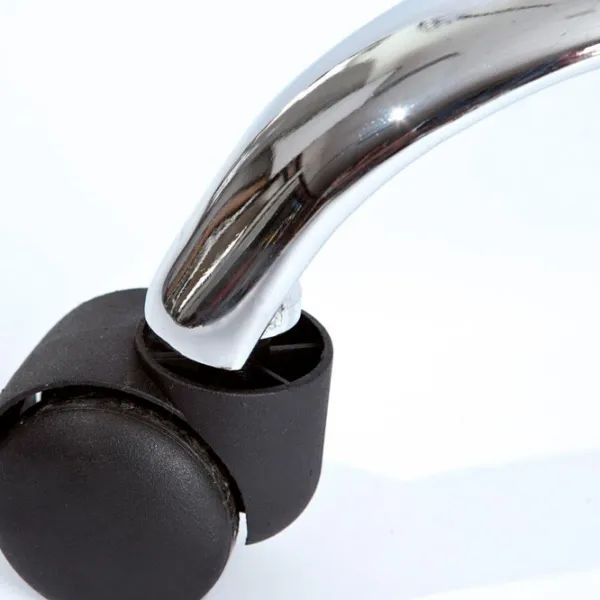 Fotoliu de birou DecoPrim F-68 Plasă acrilică, piele artificială/ Black photo 2