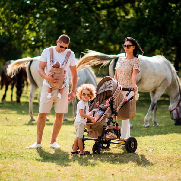 Marsupiu pentru copii Lorelli BABY CARRIER TRAVELLER (10010060004) 9 kg/ Red photo 3