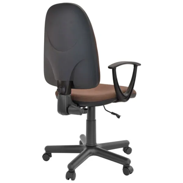 Офисный стул DecoPrim PRESTIGE C-24 Ткань/ Коричневый Черный photo 2