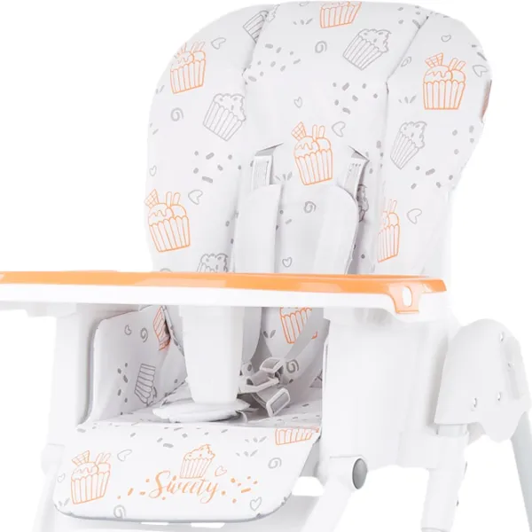 Scaun de masă Chipolino Sweety (3800931038199) Clasic/ 6 luni / Orange  photo 2
