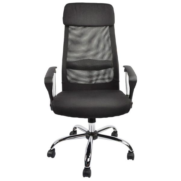 Офисное кресло DecoPrim F-65 Ткань, акриловая сетка/ Черный photo 2