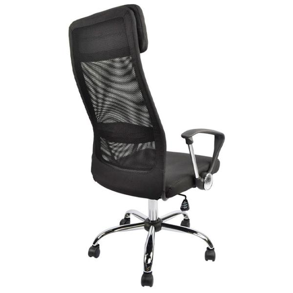Офисное кресло DecoPrim F-65 Ткань, акриловая сетка/ Черный photo 3