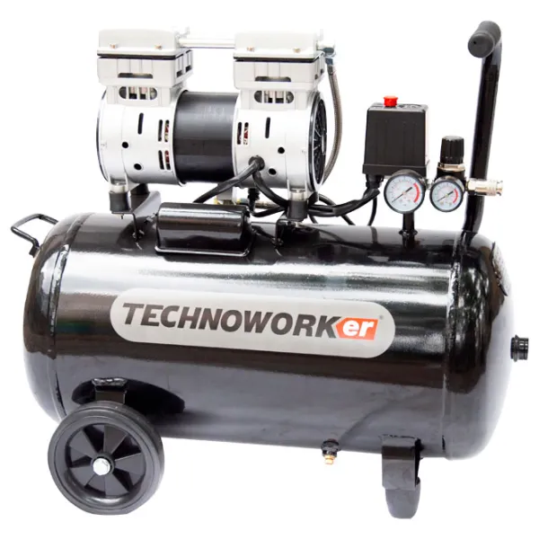 Компрессор Technoworker SK 1500-100 L Передвижной/ Поршневой photo 2