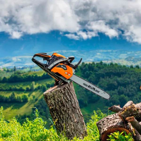 Fierăstrău cu lanţ OMAC MF 4100 pe benzină/ Orange photo 7