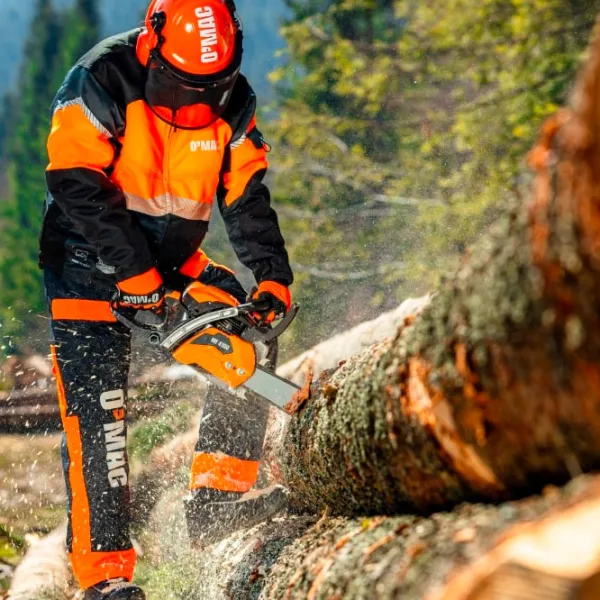 Fierăstrău cu lanţ OMAC MF 4100 pe benzină/ Orange photo 8
