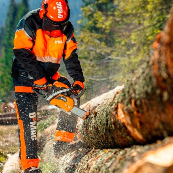 Fierăstrău cu lanţ OMAC MF 4100 pe benzină/ Orange photo 8
