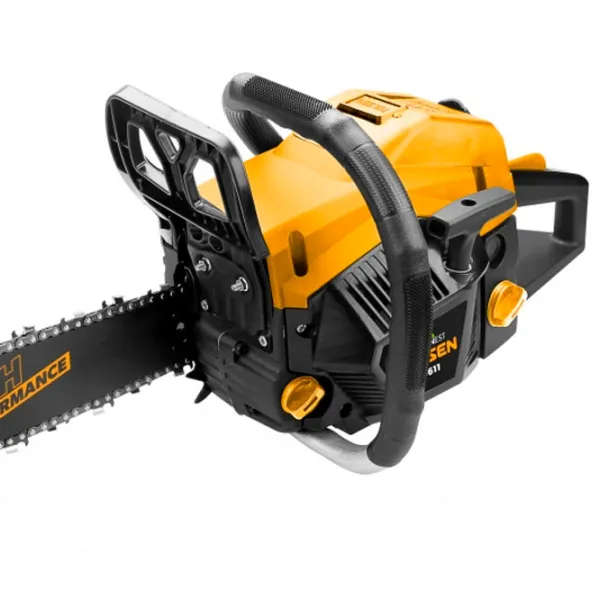 Цепная пила Tolsen 79611 бензиновая/ Желтый photo 2 Цепная пила Tolsen 79611 бензиновая/ Желтый photo 2