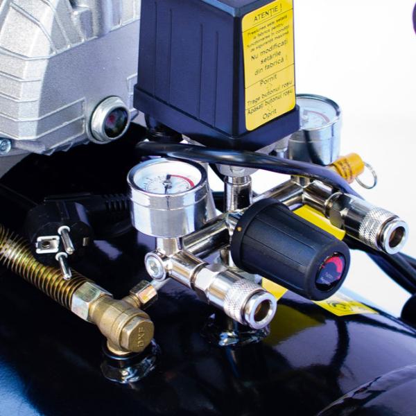 Compresor Technoworker MV 100 L Portativ/ Cu piston photo 2