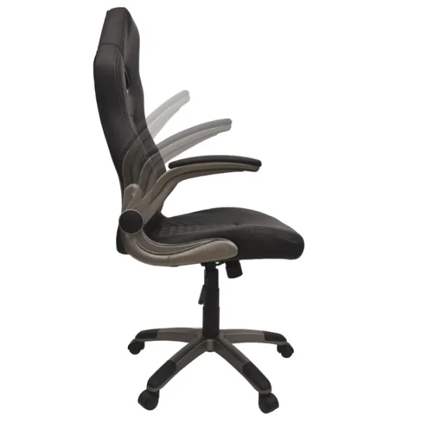 Офисное кресло DecoPrim F-86 Черный Серый photo 4