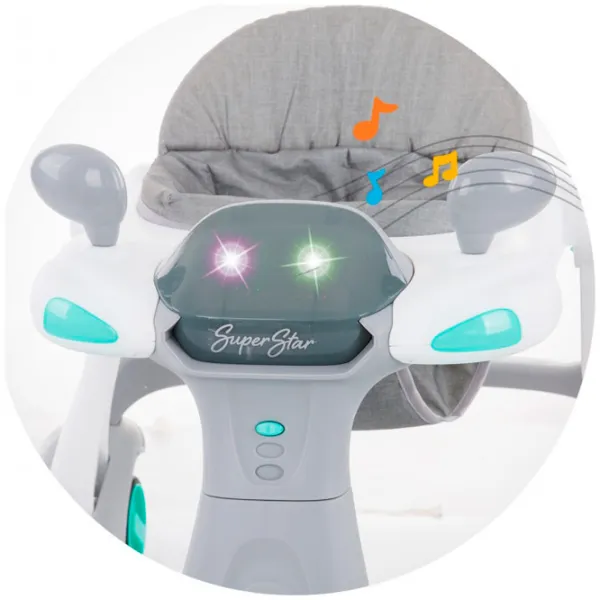 Ходунки Chipolino Super Star 2 in 1 (3800931045791) Трансформер/ Серый photo 8 Ходунки Chipolino Super Star 2 in 1 (3800931045791) Трансформер/ Серый photo 8