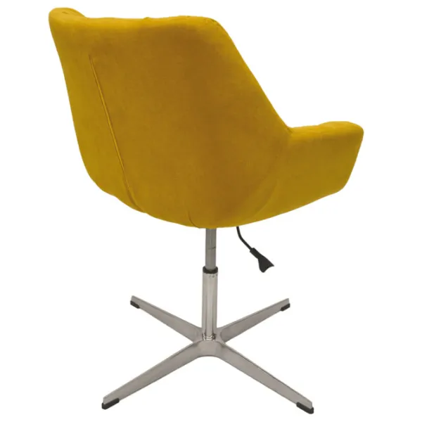 Scaun de bucătărie DecoPrim Vensan Yellow photo 2 Scaun de bucătărie DecoPrim Vensan Yellow photo 2