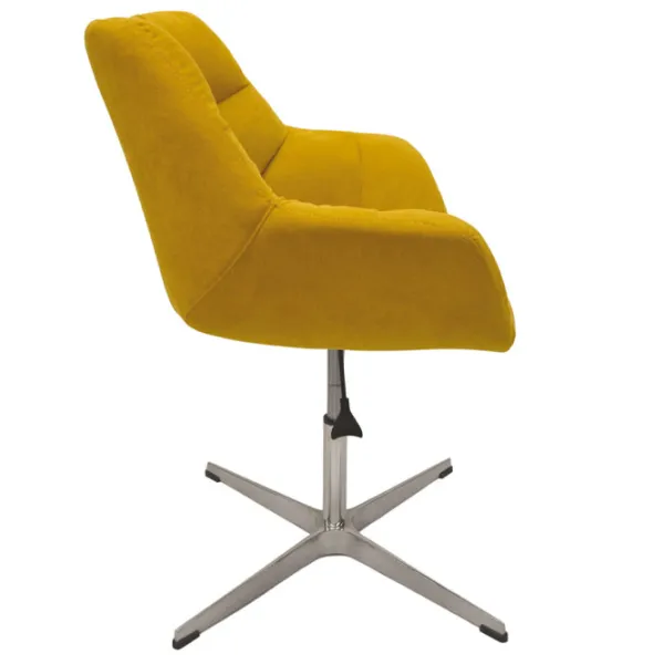 Scaun de bucătărie DecoPrim Vensan Yellow photo 3 Scaun de bucătărie DecoPrim Vensan Yellow photo 3