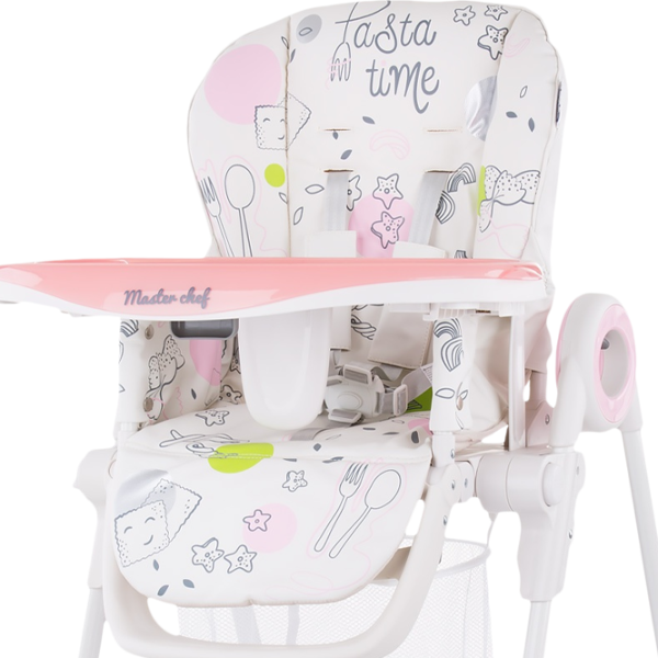 Scaun de masă Chipolino Master Chef (3800931041441) Clasic/ 6 luni / Pink  photo 2