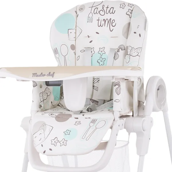 Scaun de masă Chipolino Master Chef (3800931041434) Clasic/ 6 luni / Beige  photo 2 Scaun de masă Chipolino Master Chef (3800931041434) Clasic/ 6 luni / Beige  photo 2