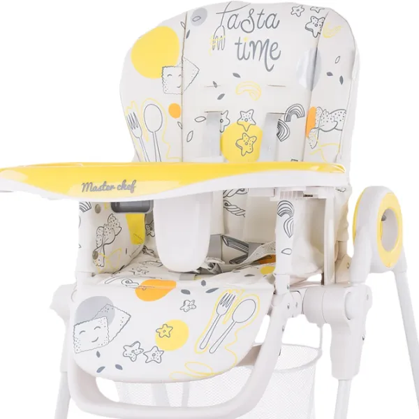 Scaun de masă Chipolino Master Chef (3800931041458) Clasic/ 6 luni / Yellow  photo 2