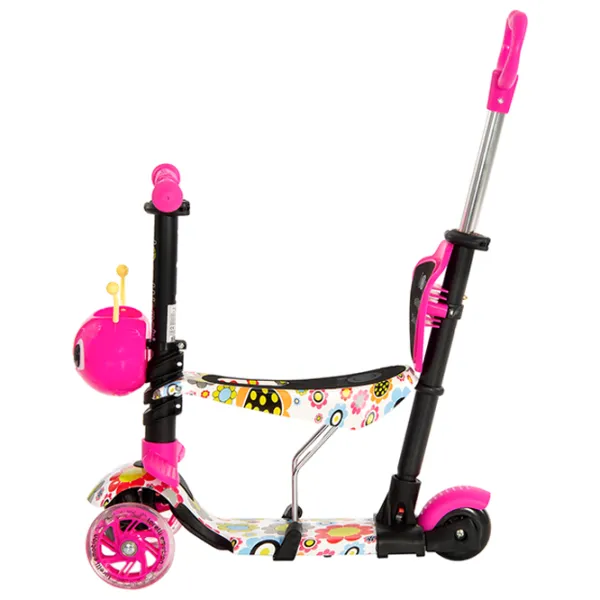 Детский трёхколёсный самокат Lorelli Smart Plus (10390030001) 20 кг/ Розовый photo 2