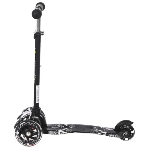 Trotinetă pentru copii cu trei roți Lorelli Mini (10390010015) 20 kg/ Black photo 2