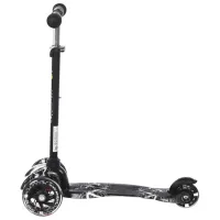 Trotinetă pentru copii cu trei roți Lorelli Mini (10390010015) 20 kg/ Black photo 2
