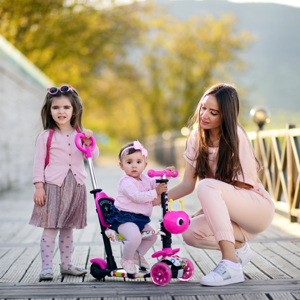 Trotinetă pentru copii cu trei roți Lorelli Smart Plus (10390030003) 20 kg/ Blue photo 7