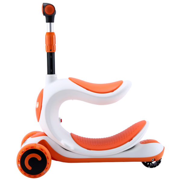 Trotinetă pentru copii cu trei roți Lorelli Trio (10390150003) 50 kg/ Orange photo 2