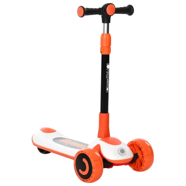 Trotinetă pentru copii cu trei roți Lorelli Trio (10390150003) 50 kg/ Orange photo 6