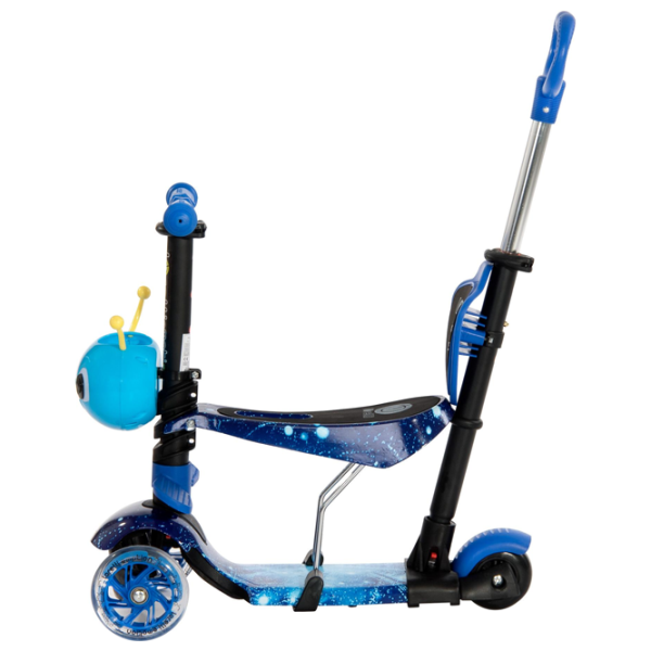 Детский трёхколёсный самокат Lorelli Smart Plus (10390030012) 20 кг/ Синий photo 2