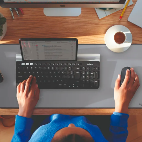 Коврик для мышки Logitech Desk Mat Studio Series Серый photo 6