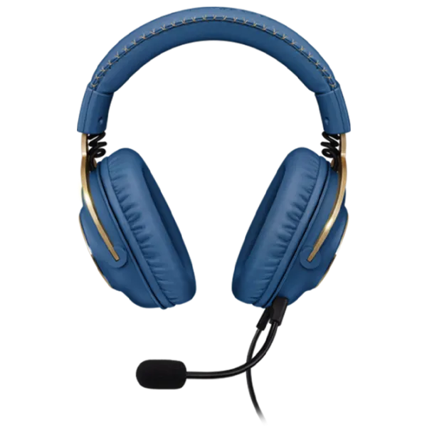 Наушники Logitech G Pro X LOL Золотой Синий Проводная/ Игровой photo 2 Наушники Logitech G Pro X LOL Золотой Синий Проводная/ Игровой photo 2