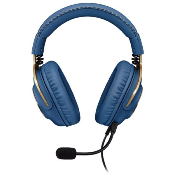 Наушники Logitech G Pro X LOL Золотой Синий Проводная/ Игровой photo 2 Наушники Logitech G Pro X LOL Золотой Синий Проводная/ Игровой photo 2