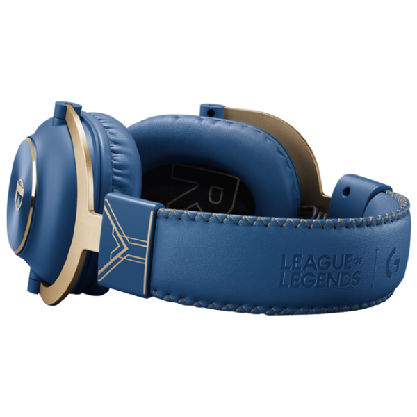 Наушники Logitech G Pro X LOL Золотой Синий Проводная/ Игровой photo 5 Наушники Logitech G Pro X LOL Золотой Синий Проводная/ Игровой photo 5