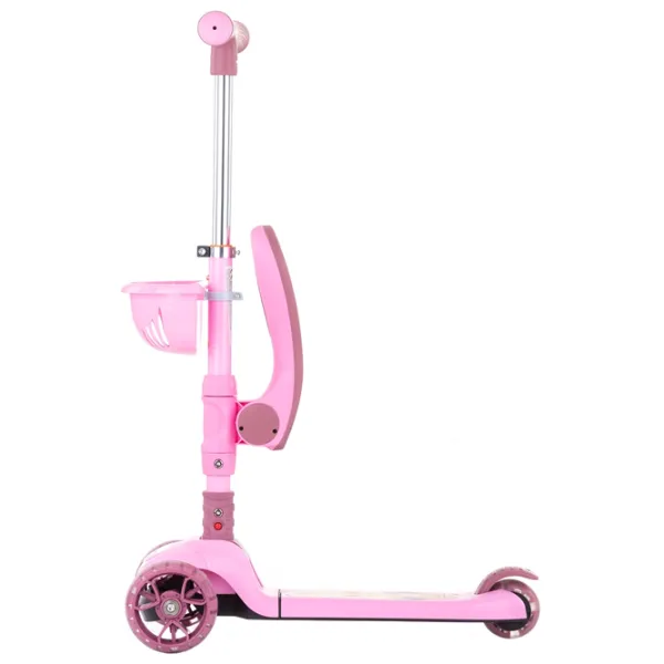 Детский трёхколёсный самокат Chipolino Neo Rider (3800931041915) 50 кг/ Розовый photo 2 Детский трёхколёсный самокат Chipolino Neo Rider (3800931041915) 50 кг/ Розовый photo 2