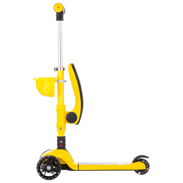 Детский трёхколёсный самокат Chipolino Neo Rider (3800931041953) 50 кг/ Желтый photo 2