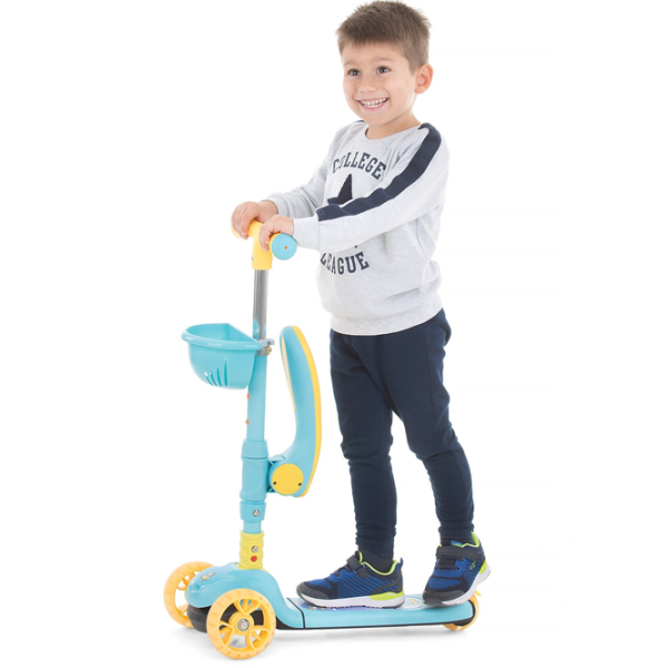 Детский трёхколёсный самокат Chipolino Neo Rider (3800931041953) 50 кг/ Желтый photo 6