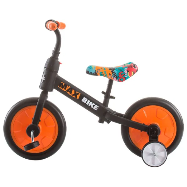 Bicicletă fără pedale Chipolino Max Bike 10" Metal/ Orange Black photo 2 Bicicletă fără pedale Chipolino Max Bike 10" Metal/ Orange Black photo 2