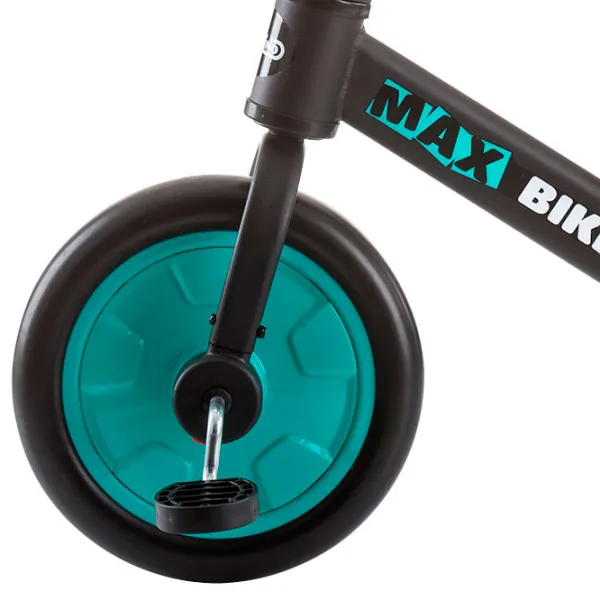 Bicicletă fără pedale Chipolino Max Bike 10" Metal/ Mint Black photo 4 Bicicletă fără pedale Chipolino Max Bike 10" Metal/ Mint Black photo 4