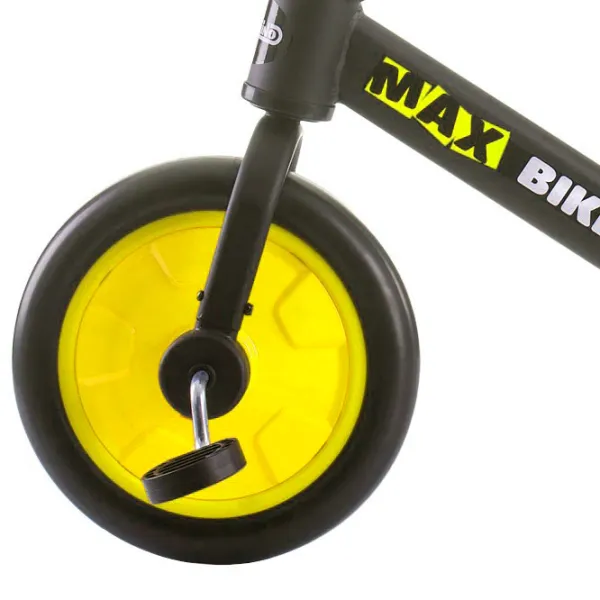 Bicicletă fără pedale Chipolino Max Bike 10" Metal/ Yellow Black photo 4 Bicicletă fără pedale Chipolino Max Bike 10" Metal/ Yellow Black photo 4