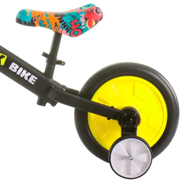 Bicicletă fără pedale Chipolino Max Bike 10" Metal/ Yellow Black photo 5 Bicicletă fără pedale Chipolino Max Bike 10" Metal/ Yellow Black photo 5