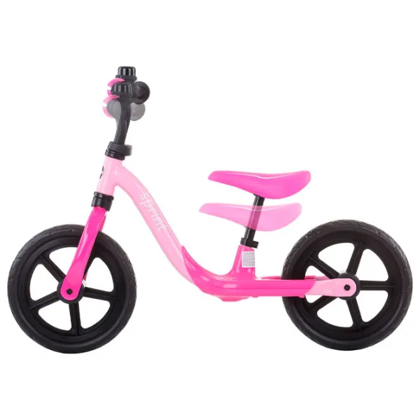 Bicicletă fără pedale Chipolino Sprint 12" Metal/ Pink Black photo 2 Bicicletă fără pedale Chipolino Sprint 12" Metal/ Pink Black photo 2