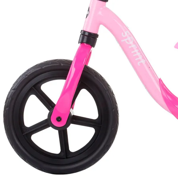 Bicicletă fără pedale Chipolino Sprint 12" Metal/ Pink Black photo 3 Bicicletă fără pedale Chipolino Sprint 12" Metal/ Pink Black photo 3