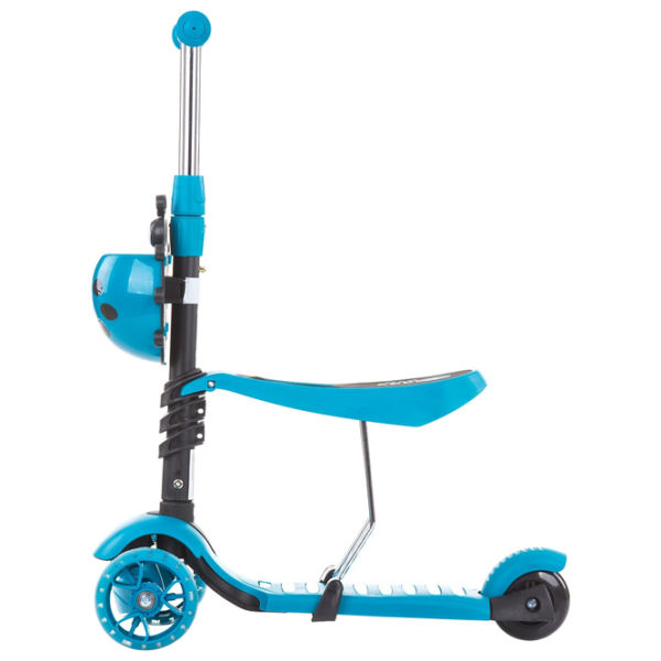 Trotinetă pentru copii cu trei roți Chipolino Kiddy Evo 2 in 1 (3800931044640) 20 kg/ Blue photo 2