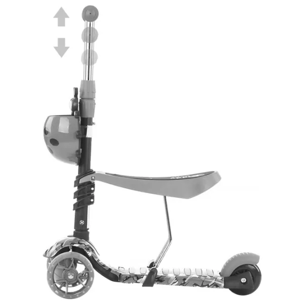 Trotinetă pentru copii cu trei roți Chipolino Kiddy Evo 2 in 1 (3800931044640) 20 kg/ Blue photo 4