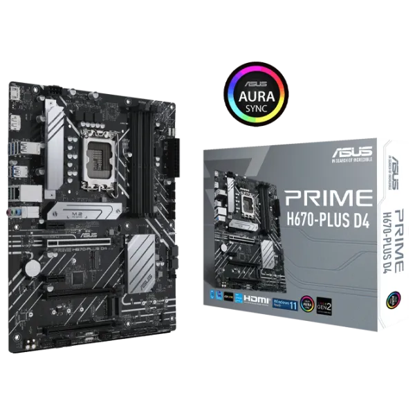 Материнская плата Asus PRIME H670-PLUS D4 ATX/ Intel H670 photo 5 Материнская плата Asus PRIME H670-PLUS D4 ATX/ Intel H670 photo 5