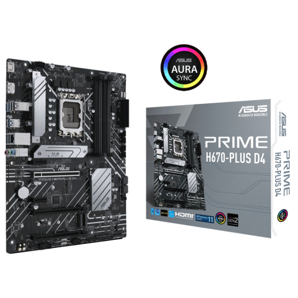 Материнская плата Asus PRIME H670-PLUS D4 ATX/ Intel H670 photo 5 Материнская плата Asus PRIME H670-PLUS D4 ATX/ Intel H670 photo 5