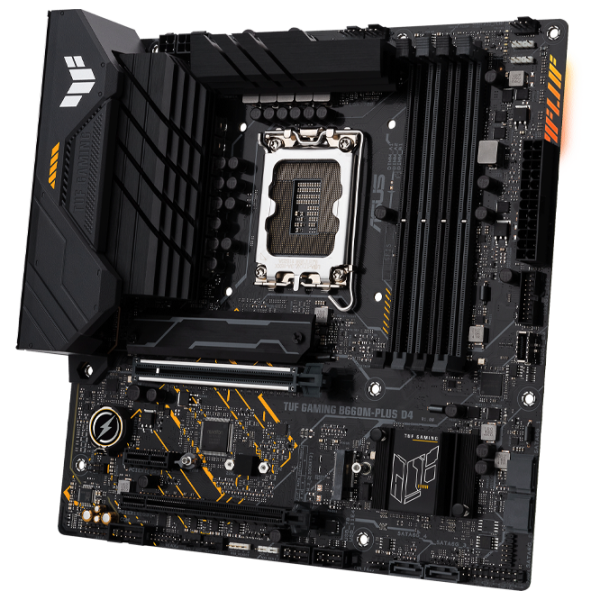 Материнская плата Asus TUF GAMING B660M-PLUS D4 mATX/ Intel B660 photo 3 Материнская плата Asus TUF GAMING B660M-PLUS D4 mATX/ Intel B660 photo 3