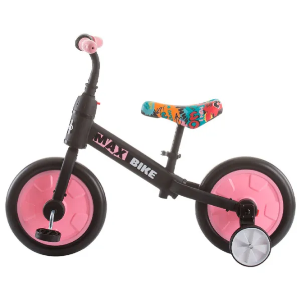 Bicicletă fără pedale Chipolino Max Bike 10" Metal/ Pink Black photo 2 Bicicletă fără pedale Chipolino Max Bike 10" Metal/ Pink Black photo 2