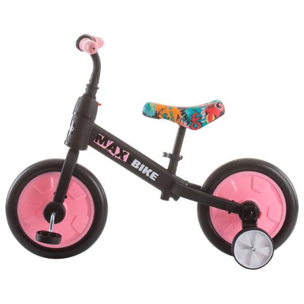 Bicicletă fără pedale Chipolino Max Bike 10" Metal/ Pink Black photo 2 Bicicletă fără pedale Chipolino Max Bike 10" Metal/ Pink Black photo 2