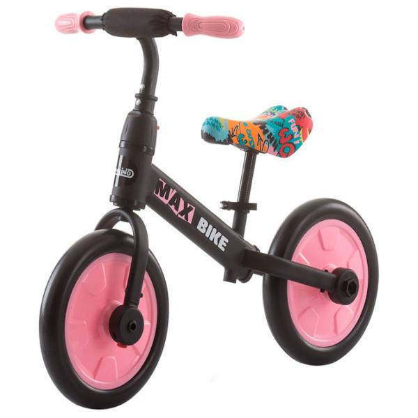 Bicicletă fără pedale Chipolino Max Bike 10" Metal/ Pink Black photo 3 Bicicletă fără pedale Chipolino Max Bike 10" Metal/ Pink Black photo 3