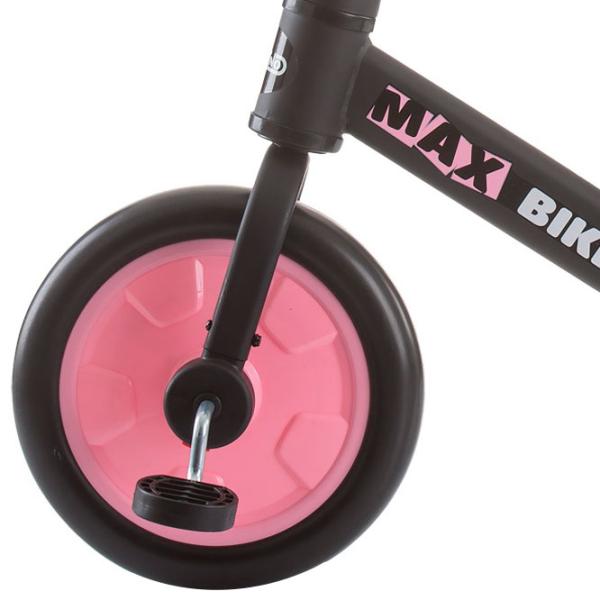 Bicicletă fără pedale Chipolino Max Bike 10" Metal/ Pink Black photo 4 Bicicletă fără pedale Chipolino Max Bike 10" Metal/ Pink Black photo 4